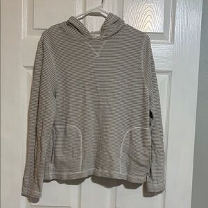 J Crew striped hoodie